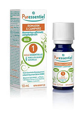 PURESSENTIEL - ROSEMARY CAMPHOR BIO ESSENTIAL OIL - 100% pure and natural - 10ml