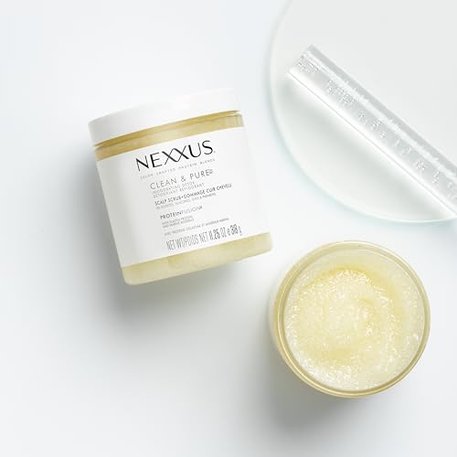 NEXXUS Clean & Pure Scalp Scrub exfoliant for healthy hair and scalp Invigorating sulfate free, paraben free, dye free 318 g