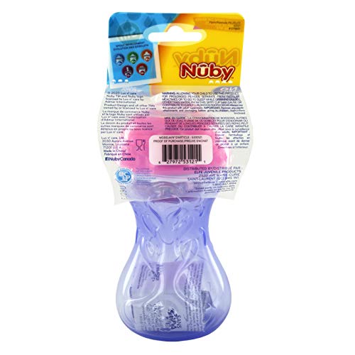 Nuby Clik-it Easy Grip 10 oz (300 mL) Pink