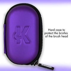Conair The Knot Dr. Pro Wet & Dry Detangler With Case, Purple, 0.30 Pounds