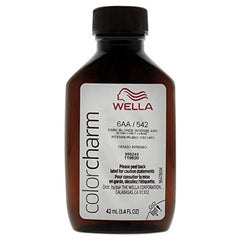 Wella ColorCharm Permanent Liquid Hair Color, 6AA Ash Blonde