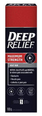 Deep Relief Maximum Strength Heat Pain Relief Rub, Relieve Sore Muscles and Joints, 100g, (Pack of 1)