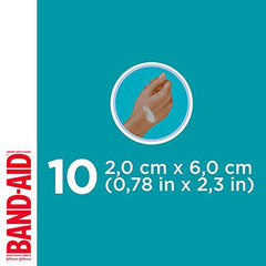 Band-Aid Hydrocolloid All Purpose Bandages, Waterproof Adhesive, Hydro Seal, 10 Bandages