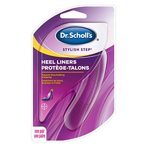 Dr. Scholl’s GEL HEEL LINERS (1 Pair), Helps Prevent Uncomfortable Shoe Rubbing at the Heel and Helps Prevent Shoe Slipping for Shoes that are Too Big