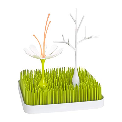 Boon Grass Countertop Baby Bottle Drying Rack with Stem & Twig Accessories, 2.14 Pound