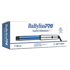 BaBylissPRO Nano Titanium Curling Wand, 1 inch barrel