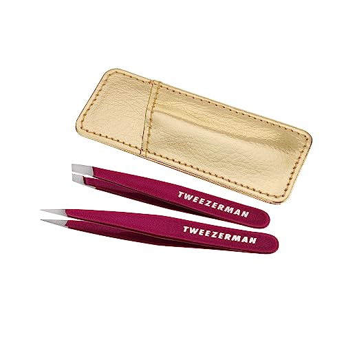 Tweezerman Celestial Fuchsia Mini Tweezer Set