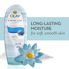 Olay Moisture Ribbons Plus Shea + Blue Lotus Body Wash, 532 mL