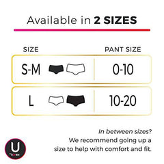 U by Kotex Dreamwear Overnight Period Underwear for Women, Disposable, Small/Medium, 18 Count (3X6)