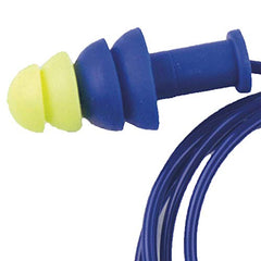 Sellstrom S23422 Reusble Plug-Corded Pair, Standard, Blue/Hi/Viz Green