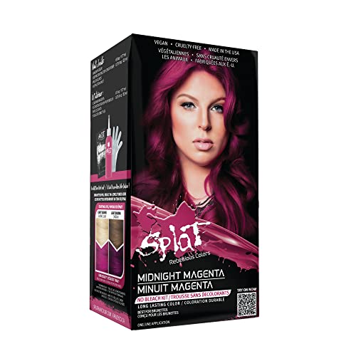 SPLAT Midnight Magenta Long Lasting Hair Color – Sulfate-Free Purple Hair Dye