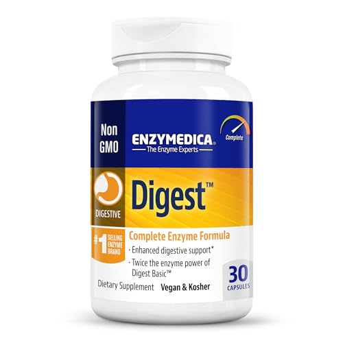 Enzymedica - Digest, Complete Digestive Enzyme Formula, 30 Capsules