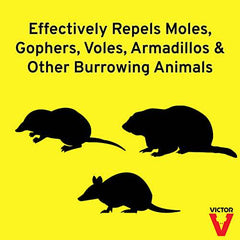 Victor M7001-1 Mole & Gopher Repellent, Black