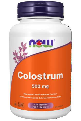 NOW - Colostrum 500mg 25% IgG 120 Vegetarian Capsules