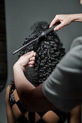 ghd Thin Wand Hair Curler ― 0.5" Hair Curler Wand with Safer-for-Hair Styling Tool Temperature, Perfect Curling Wand to Create Tight Curls in Seconds with All Day Curl Hold ― Black