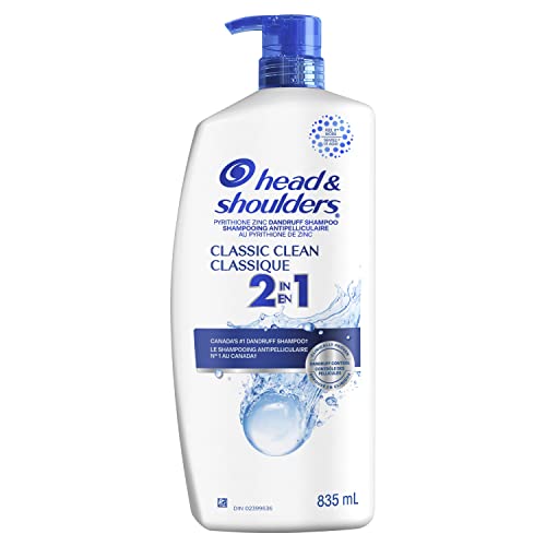 Head & Shoulders Classic Clean 2-in-1 Shampoo + Conditioner, 835ML