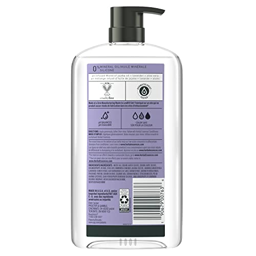 Herbal Essences Jojoba Oil & Lavender Curls Shampoo, 29.2 fl oz/865 mL, Clear,Purple,Green