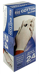 CARA Moisturizing Eczema Cotton Gloves, Small, 24 Pair