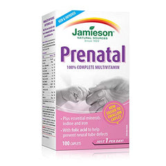 Jamieson Prenatal Multivitamin 100Caplets, (Package May Vary)