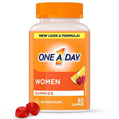 One A Day Women's Multivitamin Gummies - Daily Gummy Vitamins For Women With Vitamins A, C, D And Zinc To Support Immune Function, Biotin For Healthy Hair, Skin And Nails, And More, 60 Gummies