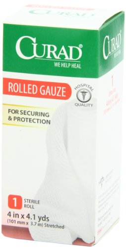 Curad Rolled Gauze, 4 Inches X 4.1 Yards
