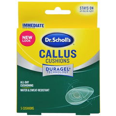 Dr. Scholl's CALLUS CUSHION with Duragel Technology, 5ct. Relieves Callus Pressure and Provides Cushioning Protection against Shoe Pressure and Friction for All-Day Pain Relief