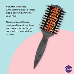 Goody Round Hair Brush, Professional Round Brush for Blow Drying and Hair Styling