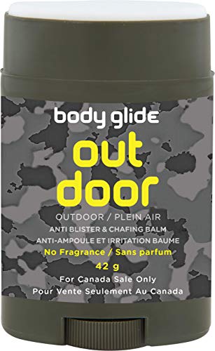 Body Glide Outdoor Anti Chafe Balm (for Canadian Sale Only), 42g, Black Camo