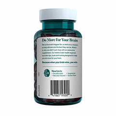 NEURIVA Original Brain Supplement for Memory, Focus & Concentration + Learning & Accuracy with Clinically Tested Nootropics Phosphatidylserine and Neurofactor, Caffeine Free, 50ct Strawberry Gummies