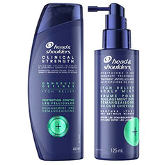 Head & Shoulders Clinical Strength Dandruff Defense Intensive Itch Relief Shampoo + Mist Dual Pack (400ml SH + 125ml Mist)