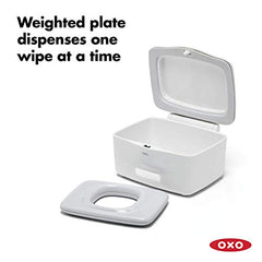 OXO Good Grips Wipes Dispenser for Face Wipes, Hand Wipes and Flushable Wipes