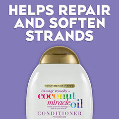 OGX Extra Strength Damage Remedy + Coconut Miracle Oil Conditioner, 385ml