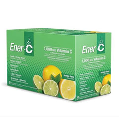 Ener-C 1,000 mg Vitamin C Effervescent Drink Mix (Lemon Lime)