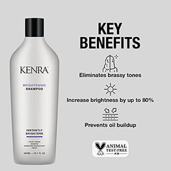 Kenra Brightening Shampoo/Conditioner | Instantly Brighten | All Hair Types | Shampoo, 33.8 FL OZ