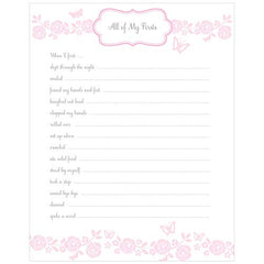 C.R. Gibson Pink and White 'Sweet Baby Girl' Bound First Five Years Baby Book, 64pgs, 10'' W x 11.75'' H