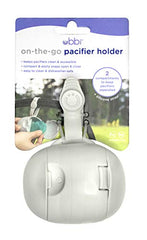 Ubbi On-the-go Pacifier Holder, Grey, 0.22 Ounce