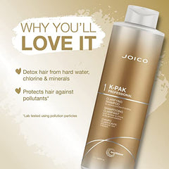 Joico K-Pak Reconstructing Shampoo, to Repair Damage, Cleansing and Conditioning, Detangles, Moisturize with Keratin, Sulfate Free