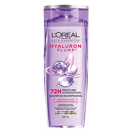 L'Oreal Paris Hair Expertise Hyaluron Plump Shampoo, with Hyaluronic Acid, 591ml