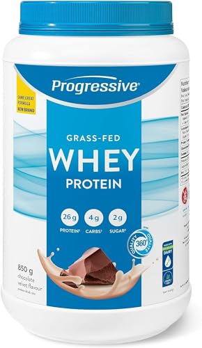Progressive Grass Fed Whey Protein Chocolate Velvet 850 g