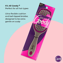 Goody Ouchless Cushion Hair Brush, Purple/Grey