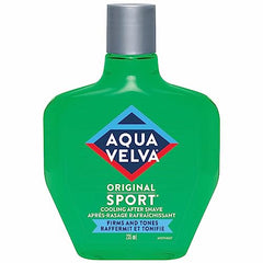Aqua Velva After Shave for Men, Aftershave Balm Soothes, Cools, and Refreshes Skin, Original Sport, 235 ml