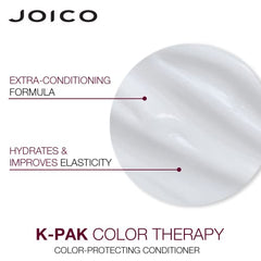 Joico K-Pak Color Therapy Color Protecting Conditioner, for Damaged, Conditioning, Heat Protectant with Argan and Keratin, Sulfate Free