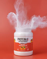 Protein2o 20g Whey Protein Isolate Powder Tub, Orange Mango, 16 Servings
