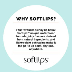 Softlips SLIMS French Vanilla Twin Pack Lip Balm with Vitamin E - Long Lasting, Moisturizing and Nourishing Lip Care for Smooth and Supple Lips - Perfect for Everyday Use and Gift Giving