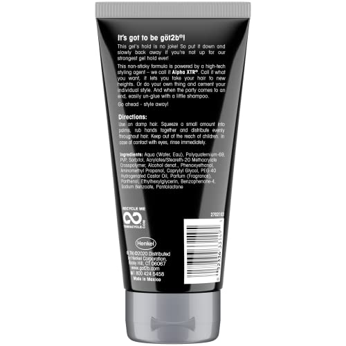 Schwarzkopf Got2b Ultra Glued Invincible Styling Gel, 170 Milliliter