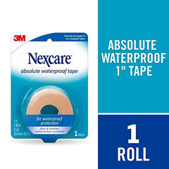 Nexcare™ Absolute Waterproof Tape 731-CA, 1 in x 180 in (25.4 mm x 4.6 m), 1/Pack