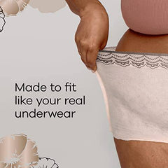 Always Discreet Boutique, Incontinence & Postpartum Underwear For Women, Maximum Protection, Small/Medium, 12 Count