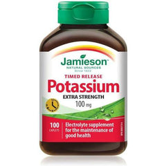 Jamieson Potassium 100mg 100 Caplets