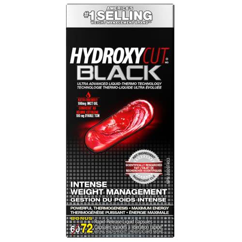 Hydroxycut Black Extreme Thermogenic Technology Liquid Capsules