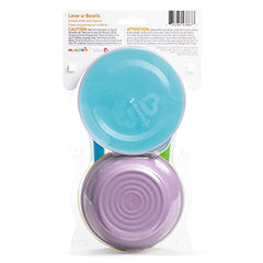 Munchkin Love-A-Bowls, Purple/Yellow/Green/Blue, 10 Count (Pack of 1)